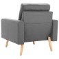 vidaXL Set di Divani 2 pz in Tessuto Grigio Chiaro vidaXL Set di Divani 2 pz in Tessuto Grigio Chiaro