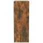 Armadietto a Muro Rovere Fumo 34,5x32,5x90 cm Legno Multistrato