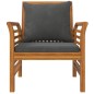 vidaXL Set Salotto da Giardino 5 pz con Cuscini Legno Massello Acacia