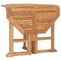 vidaXL Set da Pranzo da Giardino 5 pz Pieghevole in Massello di Teak vidaXL Set da Pranzo da Giardino 5 pz Pieghevole in Massello di Teak