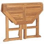 vidaXL Set da Pranzo da Giardino 5 pz Pieghevole in Massello di Teak vidaXL Set da Pranzo da Giardino 5 pz Pieghevole in Massello di Teak