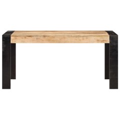 vidaXL Tavolo da Pranzo 160x80x76 cm in Legno Massello di Mango