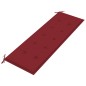 vidaXL Panchina da Giardino 3 Posti e Cuscino 150cm Massello Eucalipto vidaXL Panchina da Giardino 3 Posti e Cuscino 150cm Massello Eucalipto