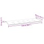vidaXL Panca da Giardino 3 Posti con Cuscino 150cm Grigia in Eucalipto