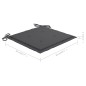 vidaXL Sedie da Giardino con Cuscini 4 pz in Massello di Acacia vidaXL Sedie da Giardino con Cuscini 4 pz in Massello di Acacia
