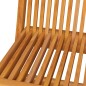 vidaXL Sedie da Giardino con Cuscini Neri 2 pz in Massello di Teak vidaXL Sedie da Giardino con Cuscini Neri 2 pz in Massello di Teak