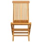 vidaXL Sedie Giardino e Cuscini Verde Brillante 2 pz Massello di Teak vidaXL Sedie Giardino e Cuscini Verde Brillante 2 pz Massello di Teak