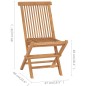 vidaXL Sedie Giardino e Cuscini Verde Brillante 2 pz Massello di Teak vidaXL Sedie Giardino e Cuscini Verde Brillante 2 pz Massello di Teak