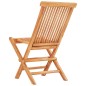 vidaXL Set da Bistrot 3 pz con Cuscini Rosso Vino in Massello di Teak vidaXL Set da Bistrot 3 pz con Cuscini Rosso Vino in Massello di Teak
