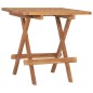 vidaXL Set da Pranzo Giardino Pieghevole 3 pz Cuscino Massello di Teak vidaXL Set da Pranzo Giardino Pieghevole 3 pz Cuscino Massello di Teak
