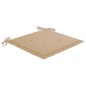 vidaXL Set da Pranzo Giardino Pieghevole 3 pz Cuscino Massello di Teak vidaXL Set da Pranzo Giardino Pieghevole 3 pz Cuscino Massello di Teak