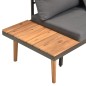 vidaXL Set Divani da Giardino 4 pz con Cuscini in Massello di Acacia vidaXL Set Divani da Giardino 4 pz con Cuscini in Massello di Acacia
