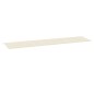vidaXL Cuscino per Panca Crema 200x50x3 cm in Tessuto Oxford