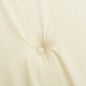 vidaXL Cuscino per Panca Crema 200x50x3 cm in Tessuto Oxford