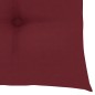 vidaXL Sedie da Giardino con Cuscini Rosso Vino 2 pz Massello di Teak vidaXL Sedie da Giardino con Cuscini Rosso Vino 2 pz Massello di Teak