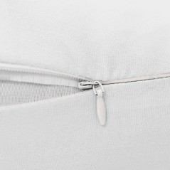 vidaXL Cuscino per Gravidanza a Forma di J 54x(36-43) cm Bianco