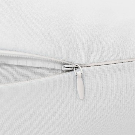 vidaXL Cuscino per Gravidanza a Forma di J 54x(36-43) cm Bianco