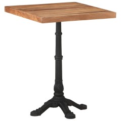 vidaXL Tavolo da Bistrot 60x60x76 cm in Legno Massello di Acacia 