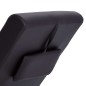 vidaXL Sdraio Massaggiante con Cuscino Marrone in Similpelle vidaXL Sdraio Massaggiante con Cuscino Marrone in Similpelle