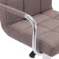 vidaXL Sedie da Bar 2 pz Grigio Talpa in Tessuto vidaXL Sedie da Bar 2 pz Grigio Talpa in Tessuto
