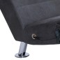 vidaXL Sdraio Massaggiante con Cuscino Grigia Similpelle Scamosciata vidaXL Sdraio Massaggiante con Cuscino Grigia Similpelle Scamosciata