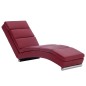 vidaXL Sdraio Rosso Vino in Similpelle vidaXL Sdraio Rosso Vino in Similpelle