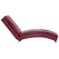 vidaXL Sdraio Rosso Vino in Similpelle vidaXL Sdraio Rosso Vino in Similpelle