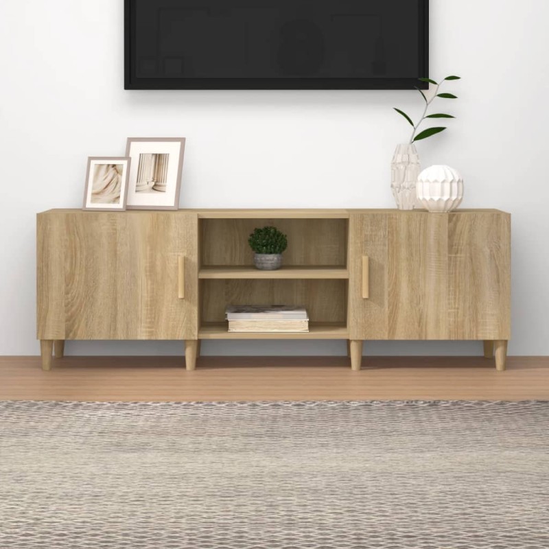Mobile Porta TV Rovere Sonoma 150x30x50 cm Legno Multistrato Mobile Porta TV Rovere Sonoma 150x30x50 cm Legno Multistrato