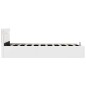 vidaXL Giroletto Contenitore Idraulico LED Bianco Similpelle 100x200cm vidaXL Giroletto Contenitore Idraulico LED Bianco Similpelle 100x200cm