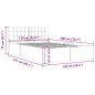 vidaXL Giroletto Idraulico Contenitore Grigio Scuro Tessuto 120x200cm vidaXL Giroletto Idraulico Contenitore Grigio Scuro Tessuto 120x200cm