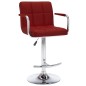 vidaXL Sgabelli da Bar 2 pz Rosso Vino in Similpelle vidaXL Sgabelli da Bar 2 pz Rosso Vino in Similpelle
