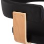 vidaXL Sgabelli da Bar 2 pz Neri in Legno Curvo e Similpelle vidaXL Sgabelli da Bar 2 pz Neri in Legno Curvo e Similpelle