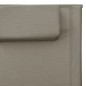 vidaXL Lettini Prendisole 2 pz in Textilene Grigio Talpa e Grigio