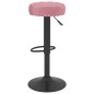 vidaXL Sgabelli da Bar 2 pz Rosa in Velluto vidaXL Sgabelli da Bar 2 pz Rosa in Velluto