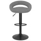 vidaXL Sgabelli da Bar 2 pz Grigio Chiaro in Velluto vidaXL Sgabelli da Bar 2 pz Grigio Chiaro in Velluto