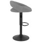 vidaXL Sgabelli da Bar 2 pz Grigio Chiaro in Velluto vidaXL Sgabelli da Bar 2 pz Grigio Chiaro in Velluto