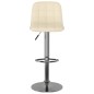vidaXL Sgabelli da Bar 2 pz Crema in Tessuto vidaXL Sgabelli da Bar 2 pz Crema in Tessuto