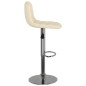 vidaXL Sgabelli da Bar 2 pz Crema in Tessuto vidaXL Sgabelli da Bar 2 pz Crema in Tessuto