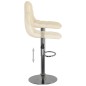 vidaXL Sgabelli da Bar 2 pz Crema in Tessuto vidaXL Sgabelli da Bar 2 pz Crema in Tessuto