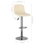 vidaXL Sgabelli da Bar 2 pz Crema in Tessuto vidaXL Sgabelli da Bar 2 pz Crema in Tessuto