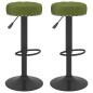 vidaXL Sgabelli da Bar 2 pz Verde Chiaro in Velluto vidaXL Sgabelli da Bar 2 pz Verde Chiaro in Velluto