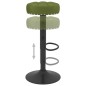 vidaXL Sgabelli da Bar 2 pz Verde Chiaro in Velluto vidaXL Sgabelli da Bar 2 pz Verde Chiaro in Velluto