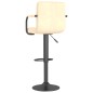 vidaXL Sgabelli da Bar 2 pz Crema in Velluto vidaXL Sgabelli da Bar 2 pz Crema in Velluto