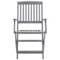 vidaXL Sedie da Giardino Pieghevoli 2pz con Cuscini in Massello Acacia vidaXL Sedie da Giardino Pieghevoli 2pz con Cuscini in Massello Acacia