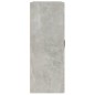 Armadietto Pensile a Parete Grigio Cemento 69,5x32,5x90 cm Armadietto Pensile a Parete Grigio Cemento 69,5x32,5x90 cm