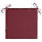vidaXL Sedie da Giardino Pieghevoli 6pz con Cuscini in Massello Acacia vidaXL Sedie da Giardino Pieghevoli 6pz con Cuscini in Massello Acacia