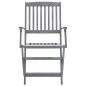 vidaXL Sedie da Giardino Pieghevoli 6pz con Cuscini in Massello Acacia vidaXL Sedie da Giardino Pieghevoli 6pz con Cuscini in Massello Acacia