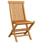 vidaXL Sedie da Giardino Cuscini Grigio Talpa 6 pz in Massello di Teak vidaXL Sedie da Giardino Cuscini Grigio Talpa 6 pz in Massello di Teak