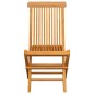 vidaXL Sedie da Giardino con Cuscini Beige 6 pz in Massello di Teak vidaXL Sedie da Giardino con Cuscini Beige 6 pz in Massello di Teak
