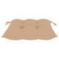 vidaXL Sedie da Giardino con Cuscini Beige 6 pz in Massello di Teak vidaXL Sedie da Giardino con Cuscini Beige 6 pz in Massello di Teak